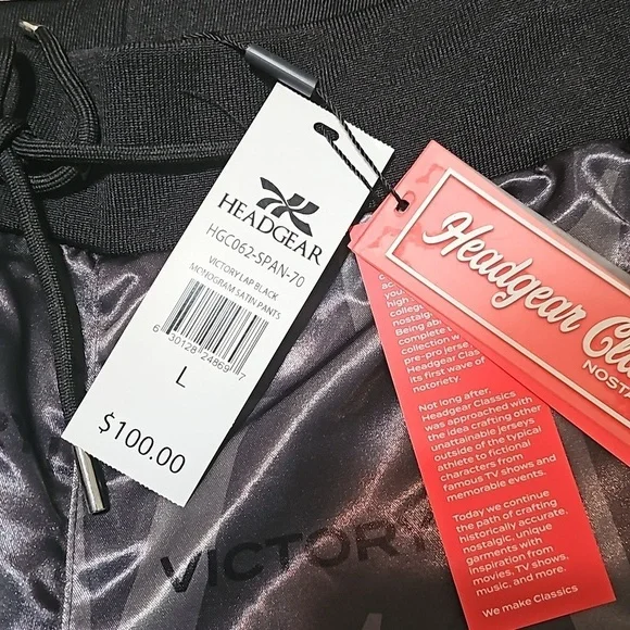 Victory‎ Lap Nipsey Hussle Satin Pants Size Large NWT - Picture 4 of 7